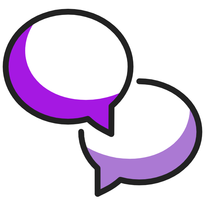 pictogramme dialogue
