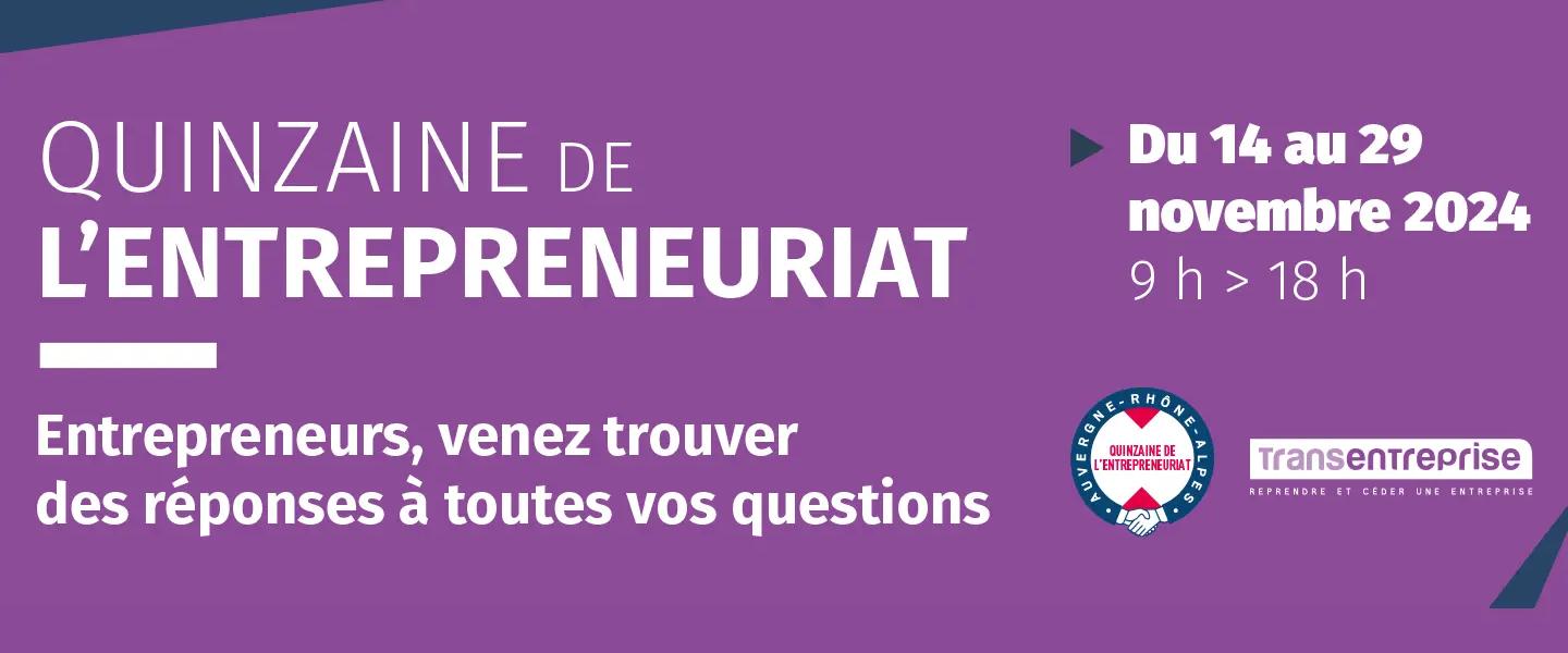 Quinzaine de l'entrepreneuriat